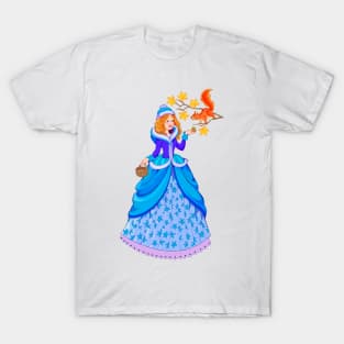 Princess in winter costume T-Shirt